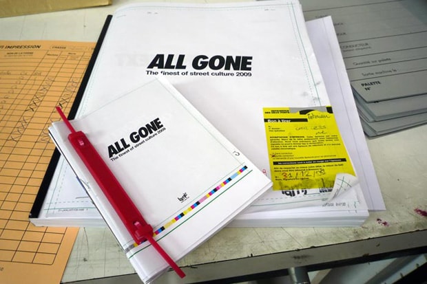 All Gone 2009 Printing Process