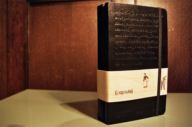 (capsule) x Moleskine Limited Edition Book Set