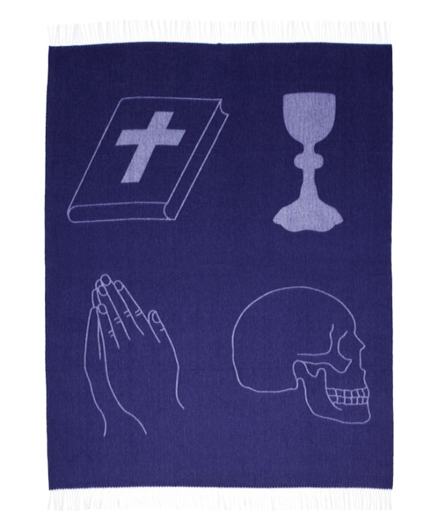 Damien Hirst New Religion Cashmere Blanket