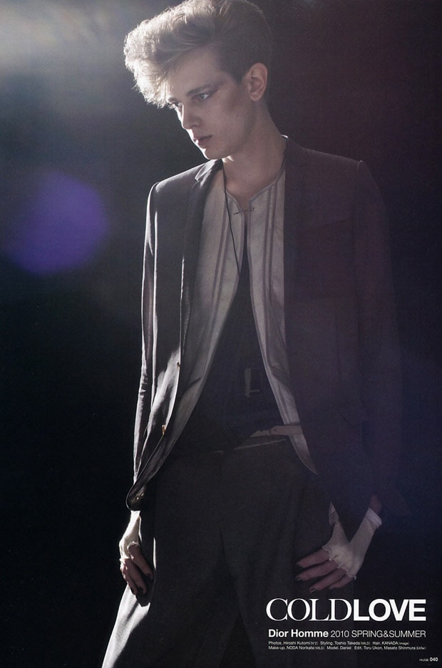 Dior Homme 2010 Spring/Summer Editorial in HUGE Magazine