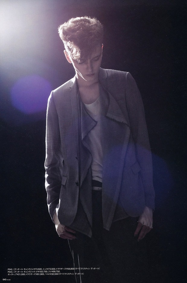 Dior Homme 2010 Spring/Summer Editorial in HUGE Magazine