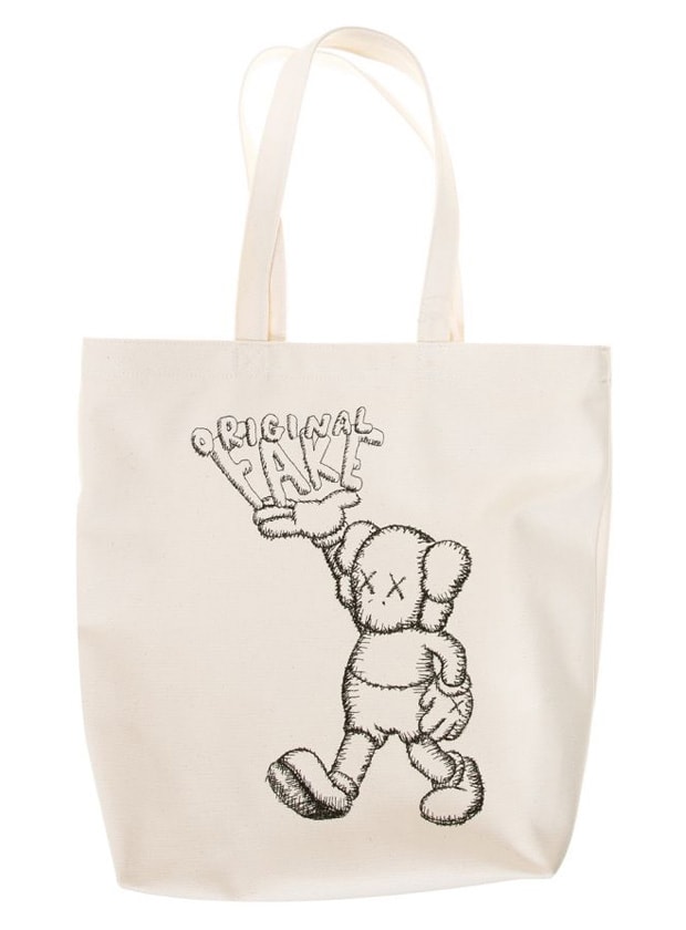 OriginalFake KAWS Tote Bags