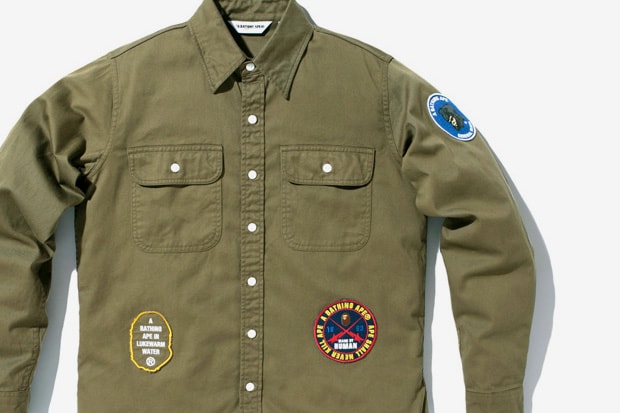 A Bathing Ape Patch Work & Scout Shirts