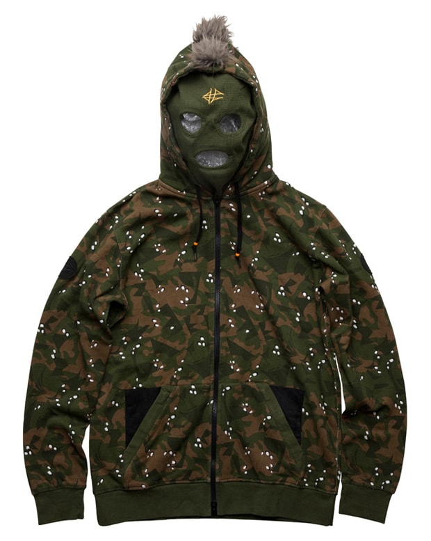 CLOT Alienegra Desert Camo Parka - Army Green