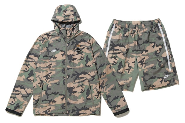 F.C.R.B Camouflage Training Jacket and Shorts