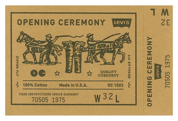 Levi's Cords by Opening Ceremony 2010 Spring Collection