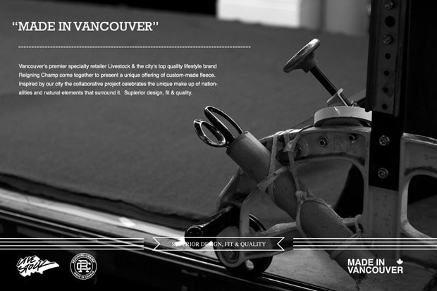 Livestock x Reigning Champ - Made In Vancouver