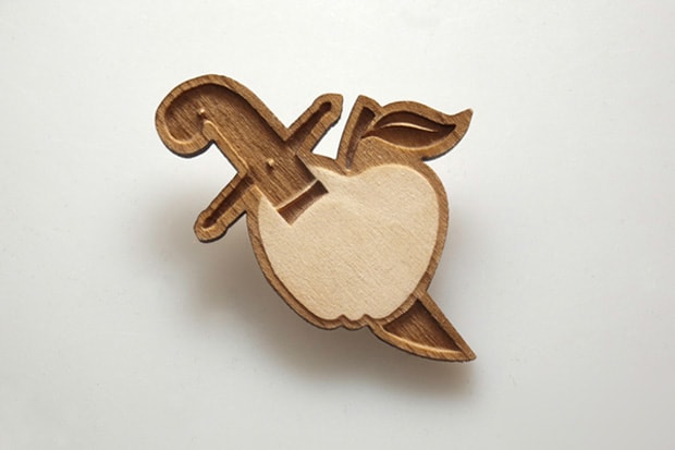 Mighty Healthy x Good Wood NYC Pins