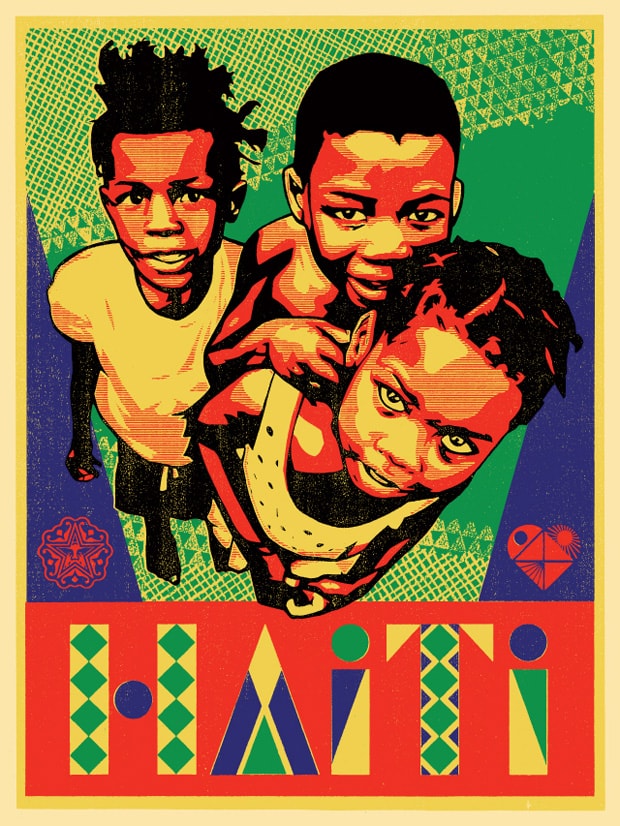OBEY “Haiti” Charity T-Shirt and Prints