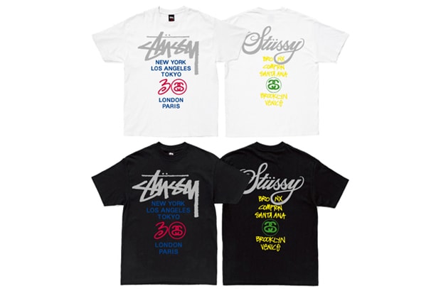 Stussy Local Color "XXX World Tour" T-shirt Collection