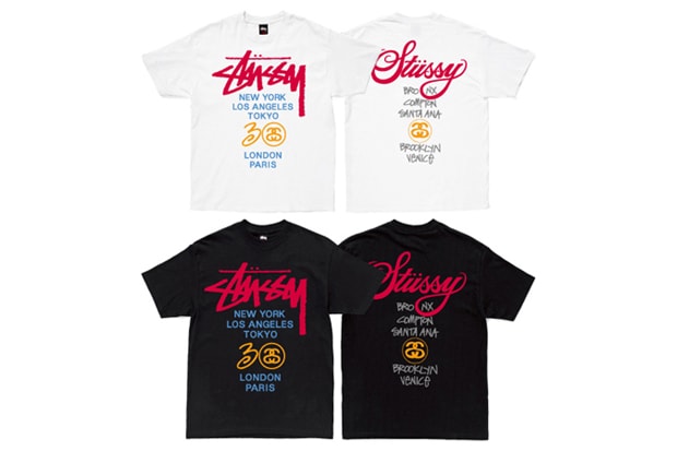 Stussy Local Color "XXX World Tour" T-shirt Collection