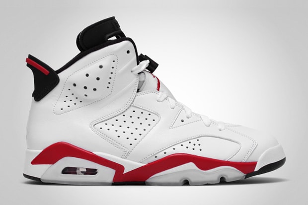 Air Jordan 6 Retro White/Varsity Red-Black 