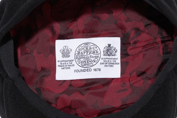A Bathing Ape X Lock & Co. Eight Panel Hat