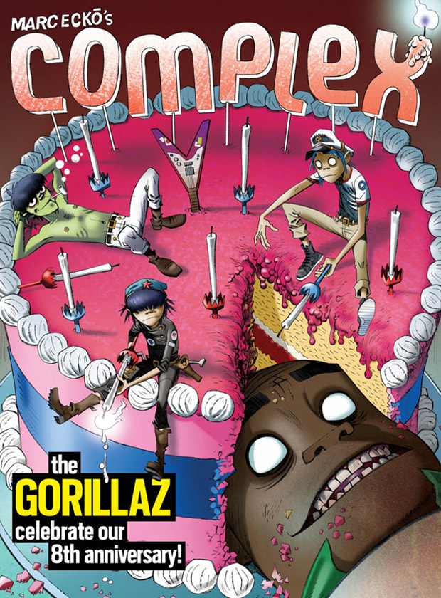 Complex Magazine: Gorillaz 2010 April/May Issue