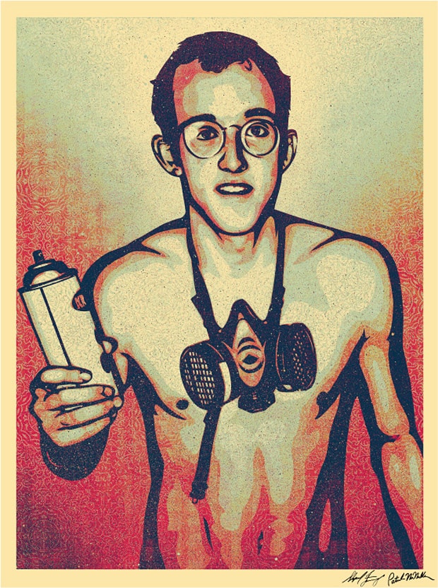 Keith Haring Foundation x AIDS Walk x OBEY T-Shirt