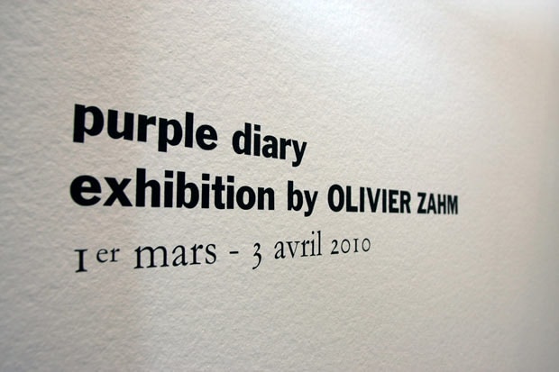 Olivier Zahm “Purple Diary” Exhibition @ colette Recap