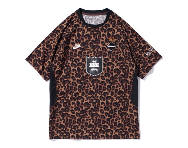 Stussy x F.C.R.B. Leopard Game Shirt