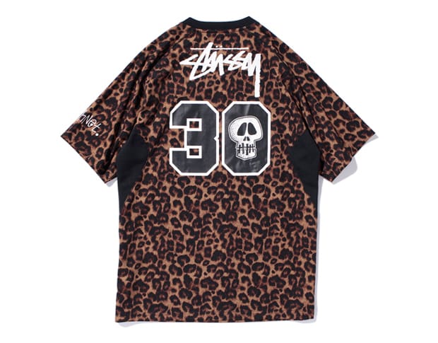 激レアコラボ★STUSSY×F.C.R.B★STUSSY30th Anniversary SOPHNET ゲームシャツ★FCRB Bristol NIKE★豹柄★S STUSSY - ステューシー (STUSSY&frasl;T 0 C&frasl;パラレル