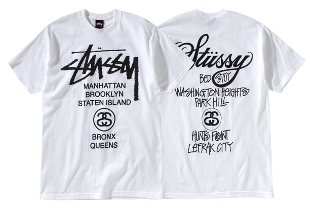 Stussy New York World Tour Tees