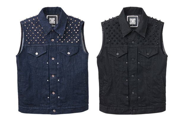swagger M.E.T.A.L. DENIM VEST