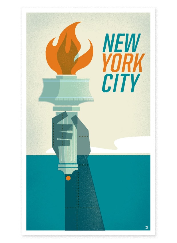 THE HEADS of STATE "From Sea to Shining Sea" Travel Poster Series