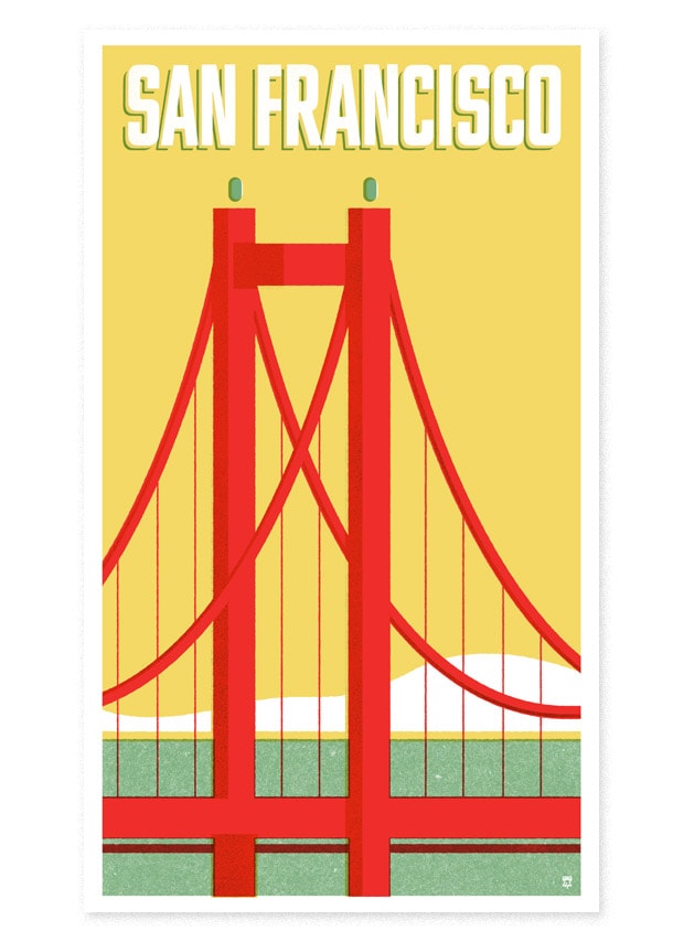 THE HEADS of STATE "From Sea to Shining Sea" Travel Poster Series