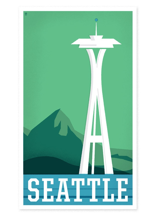 THE HEADS of STATE "From Sea to Shining Sea" Travel Poster Series