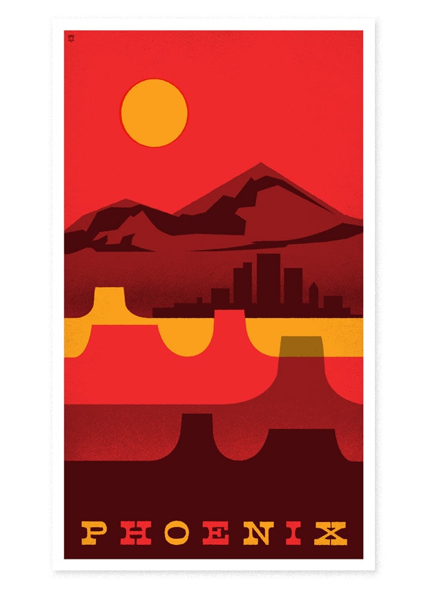 THE HEADS of STATE "From Sea to Shining Sea" Travel Poster Series
