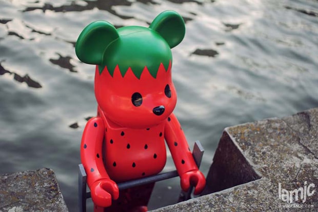 Levi's x CLOT x MEDICOM TOY 1000% Bearbrick Watermelon & Strawberry Set
