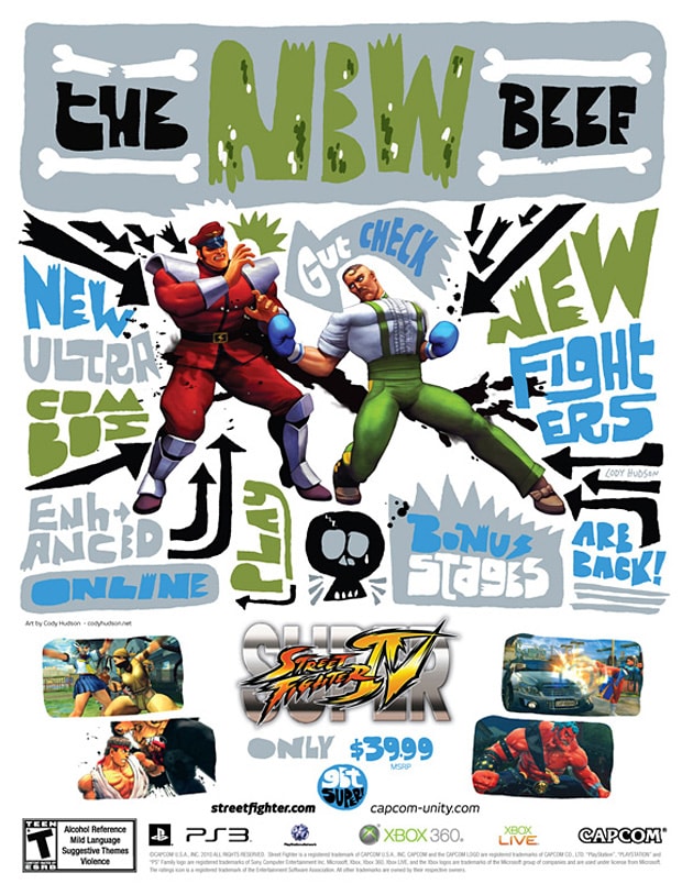 Super Street Fighter IV Artist Series Posters