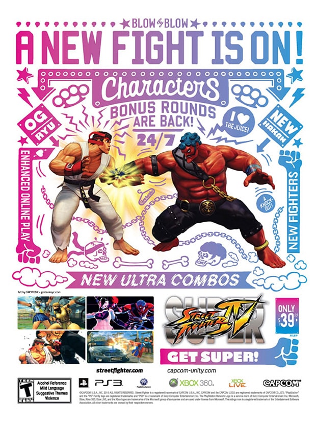 Super Street Fighter IV Artist Series Posters