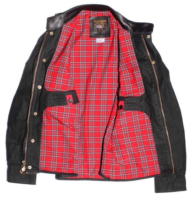 Vanson for Epaulet Waxed Triton Jacket