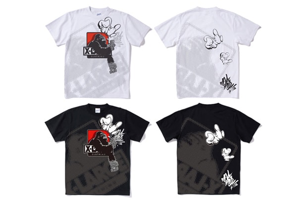 XLarge x Slick Halftone Logo Paint T-Shirt