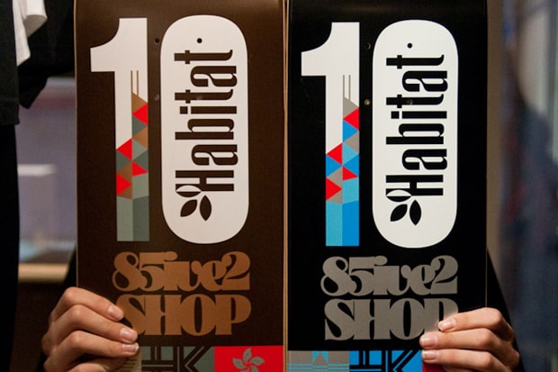 8FIVE2 x Habitat Skateboard Decks