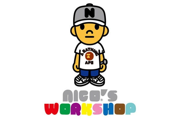 BAPE GALLERY KYOTO MILO warlords HAND PRINT TEE