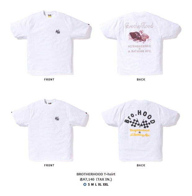 NEIGHBORHOOD x A Bathing Ape “BrotherHood” Collection