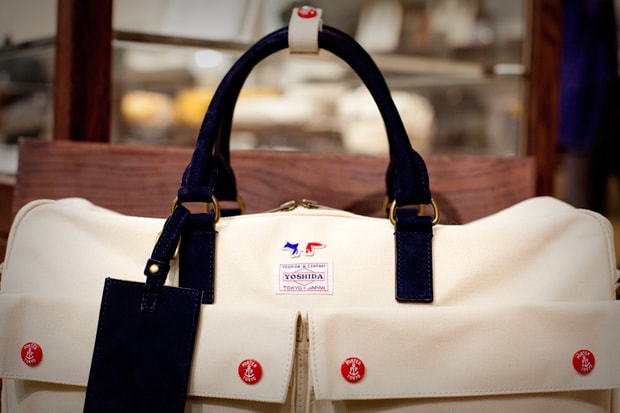 Kitsuné x YOSHIDA 75th Anniversary Boston Bag