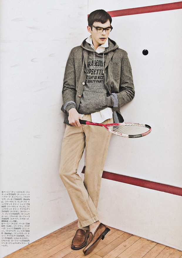 POPEYE 2010 Spring/Summer “Parka and Glasses” Editorial