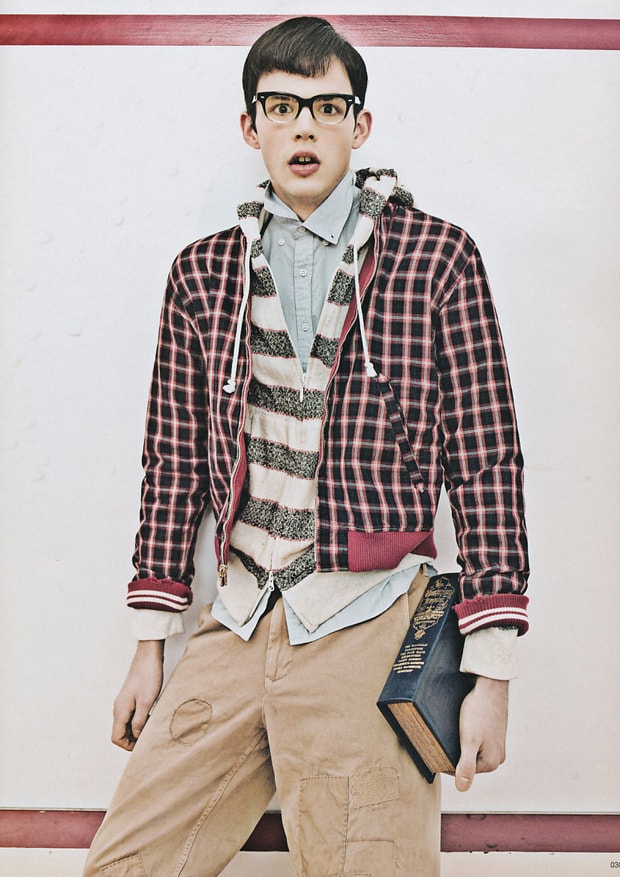 POPEYE 2010 Spring/Summer “Parka and Glasses” Editorial