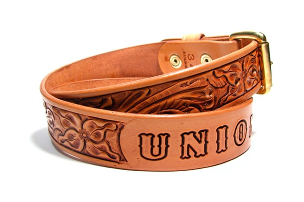 Union Made x Tanner Goods Hand-Tooled Belt