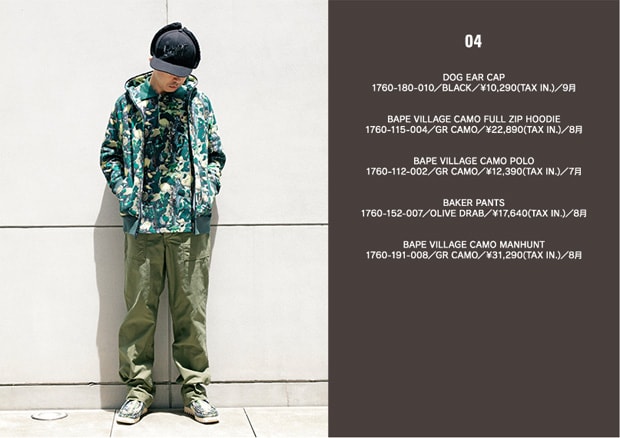 A BATHING APE 2010 Fall Lookbook featuring NIGO