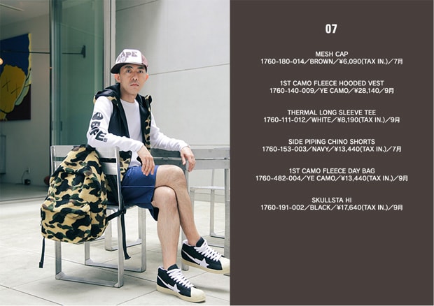 A BATHING APE 2010 Fall Lookbook featuring NIGO