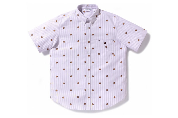 A Bathing Ape Striped Oxford Shirts
