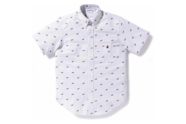 A Bathing Ape Striped Oxford Shirts