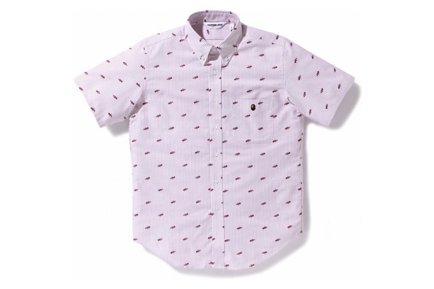 A Bathing Ape Striped Oxford Shirts