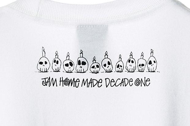JAM HOME MADE x Stussy "Skull & Rose" T-Shirt