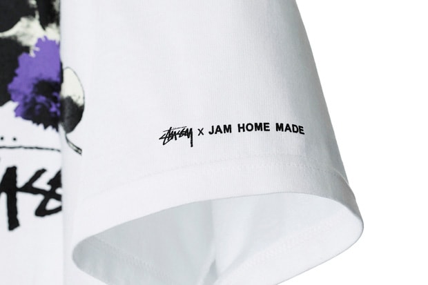 JAM HOME MADE x Stussy "Skull & Rose" T-Shirt