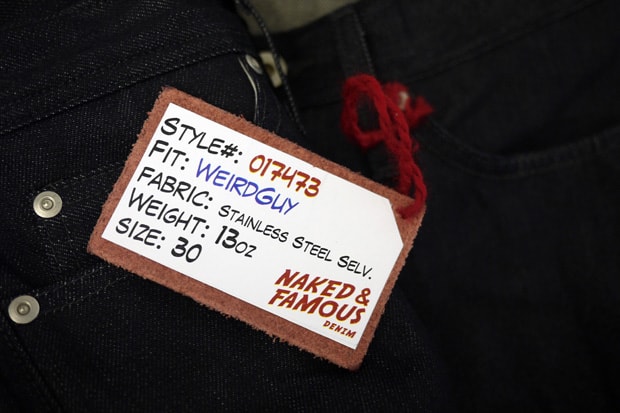Naked & Famous Denim Stainless Steel Jeans
