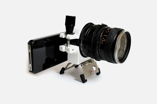 iPhone 4 with DSLR Lens
