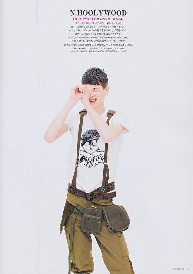 men's FUDGE 2010 Fall/Winter "ESSENTIAL ACCESSORIES PERFECT CATALOG" Editorial